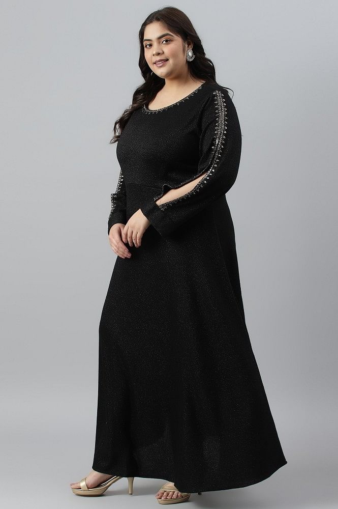 Amazon.com: FQA Long Black Evening Gowns for Women Formal Dresses for Women  Evening Party Elegant V Neck Sleeveless Split Wrap : Clothing, Shoes &  Jewelry